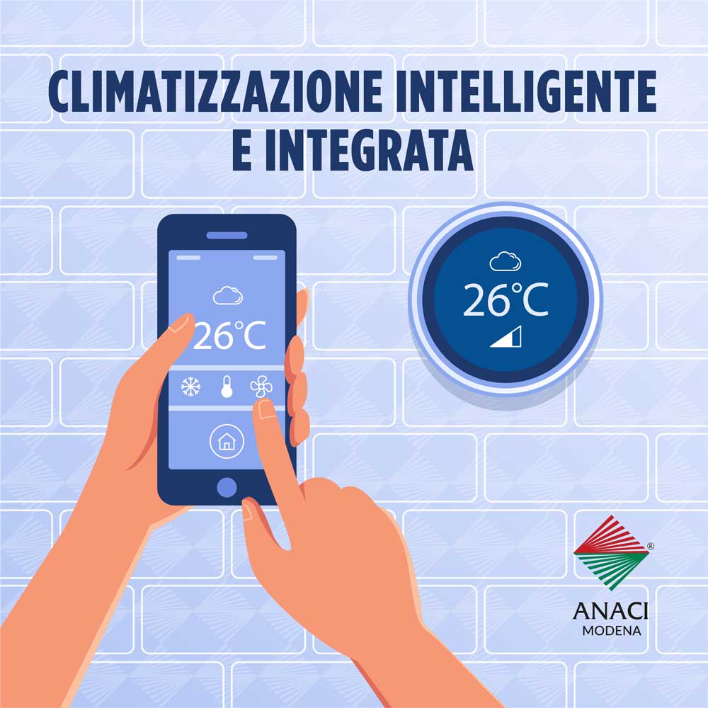 Un sistema HVAC (riscaldamento, ventilazione e aria condizionata) smart sfrutta l’Internet of Things e i sensori per consentire agli occupanti di controllare da ovunque la temperatura interna di un edificio per raggiungere un livello di comfort termico ideale e insieme risparmiare in emissioni e in bolletta.